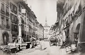 The Marktgasse, street scene, Bern, Switzerland
