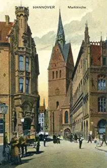 Lutheran Prints: Marktkirche, Hanover, Germany