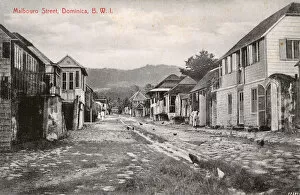 Cobblestones Collection: Marlborough Street, Roseau, Dominica, West Indies