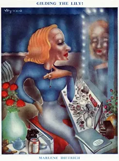 Marlene Prints: Marlene Dietrich by Tony Wysard