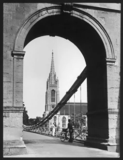 1829 Gallery: Marlow Church & Bridge