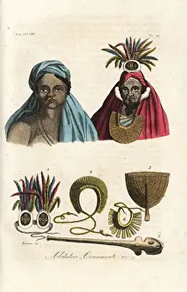 Marquesas Islanders: woman in turban