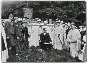 Images Dated 18th October 2019: Marquis of Anglesey in his Bardic robes