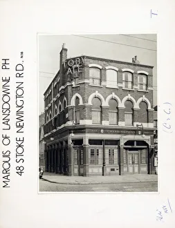 1958 Prints: Marquis Of Lansdowne PH, Stoke Newington, London