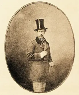 Marquis of Villavieja. Engraving