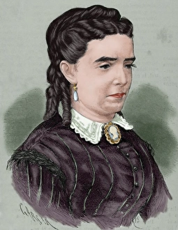 Images Dated 2nd January 2013: Marquisse of Castillejo. Engraving. Colored