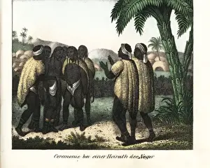 Marriage ceremony of the people of Senegal