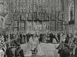 Anglican Prints: Marriage of the Duke of Albany (27th April 1882)