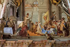 Barbarossa Prints: Marriage of Emperor Frederick I Barbarossa and Beatrice I