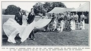 Veil Prints: Marriage of Hon. Angela Pearson to Tony Murray - Cowdray