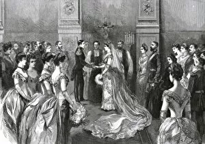 Images Dated 30th December 2010: Marriage of Irene of Hesse and Henry of Prussia
