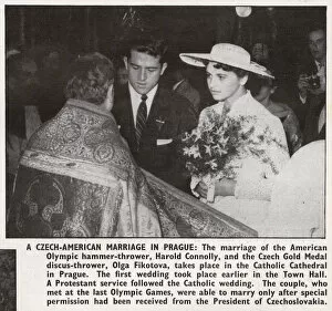 The marriage of Olga Fikotova and Harold Connolly