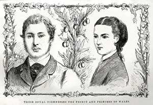 Bertie Prints: Marriage of Prince and Princess of Wales, 1863