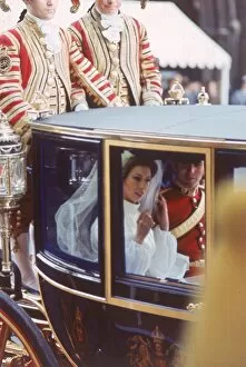 Images Dated 4th March 2011: Marriage of Princess Anne to Mark Phillips