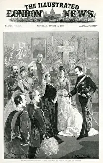 Images Dated 18th June 2019: Marriage Princess Louise and Alexander 1889