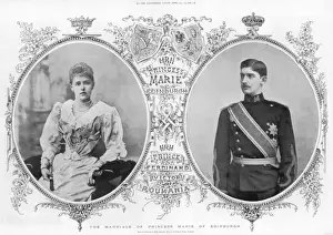 The marriage of Princess Marie of Edinburgh