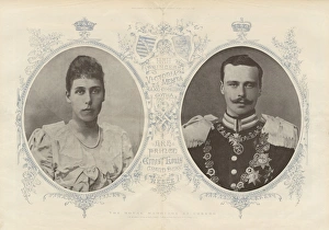 Images Dated 15th February 2011: Marriage of Princess Victoria Melita & Ernst Ludwig of Hesse