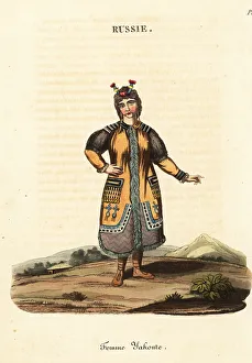 Fringe Prints: Married woman of the Yakut or Sakha people, 18th century