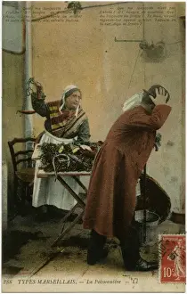 Trader Prints: Marseilles, France - an angry fishwife