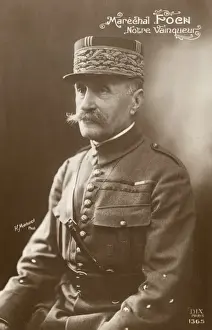 Marshal Foch, General in the French Army during WW1