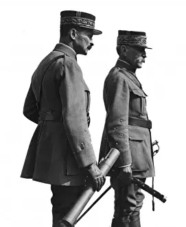 Foch Prints: Marshal Foch and General Weygand, WW1