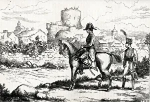 Strategy Gallery: Marshal Soult on a white horse outside the town of Alba de Tormes, near Salamanca, Spain