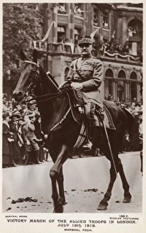 Images Dated 14th February 2011: Marshall Foch - 1919 Victory Parade