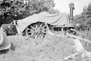 Upton Prints: Marshall single cylinder steam traction engine OD177