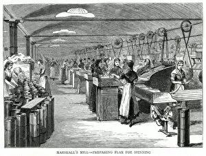 Marshalls Flax Mill factory 1885