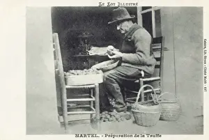 Truffle Prints: Martel, France - Preparation of Truffles