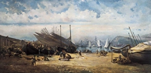 Alsina Gallery: MARTI i ALSINA, Ramon (1826-1894). Barceloneta