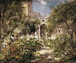 Alsina Gallery: MARTI i ALSINA, Ramon (1826-1894). Garden of