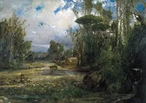 Alsina Gallery: MARTI i ALSINA, Ramon (1826-1894). River pool