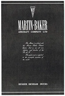 Martin Baker Prints: Martin-Baker Aircraft Company