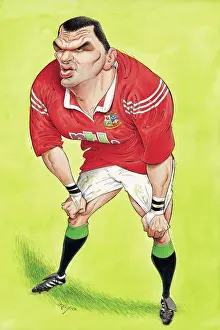 2000s Prints: Martin Johnson - England rugby player