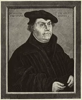Images Dated 21st July 2017: Martin Luther by Lucas Cranach