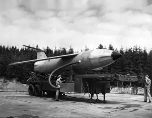 Readied Prints: Martin Matador being readied for launch