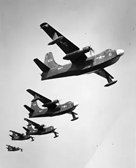 Five Martin P5M-1 Marlins of Patrol Squadron 56