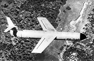 Surface Prints: Martin TM-76 Mace surface-to-surface missile in flight