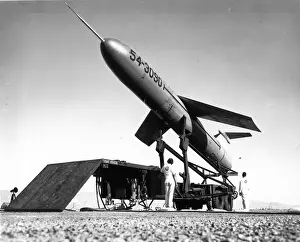 Launcher Prints: Martin TM-76 Mace on its zero-length launcher