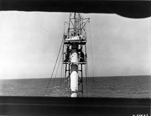 Adjustments Gallery: Martin Viking 4 rocket prior to launching