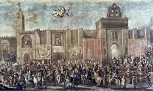 Sevilla Collection: MARTINEZ, Domingo (1688-1749). Chariot of Fire