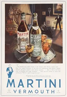 Looming Prints: Martini advertisement