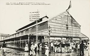 Pylon Gallery: Martinique - The Covered Market at Fort-de-France