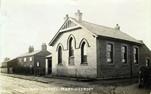 Wesleyan Prints: Martinscroft Wesleyan Chapel & Village, Woolston, Warrington