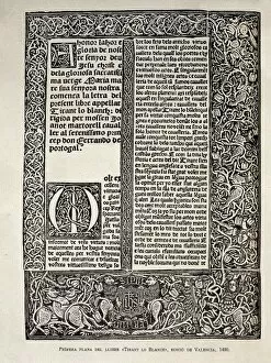 MARTORELL, Joanot (1413-1468). Knight and writer
