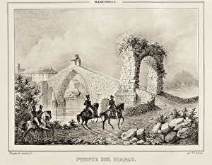 Martorell. Puente Diablo. Engraving Martorell. Puente Diablo. Engraving