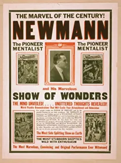 The marvel of the century! Newmann and his marvelous show of