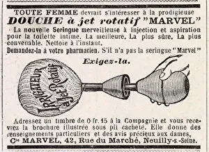 Marvel Prints: Marvel douche with rotating jet. Date: 1902
