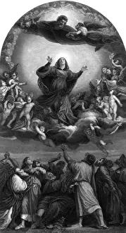 Ascends Prints: Mary Ascends